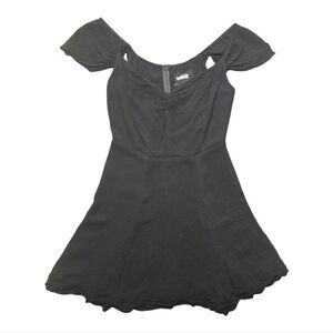 Reformation Early Era Black Mini Dress Size 8